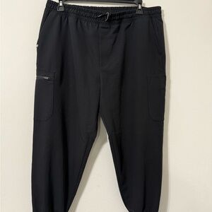 Jaanuu Men's Black Joggers